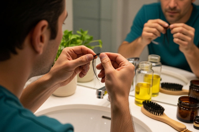 soin cheveux naturels homme