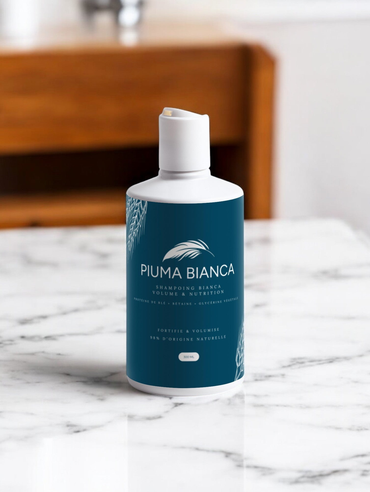 Shampoing-Traitement Bianca – Volume & Nutrition - Piuma Bianca